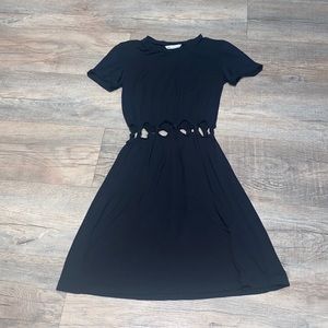T Shirt Waist Peep Hole Dress XS